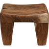 Noir Sumo Stool, Munggur, 16" W