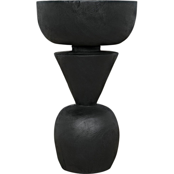 Noir Nogozi Side Table - Munggur, 13"