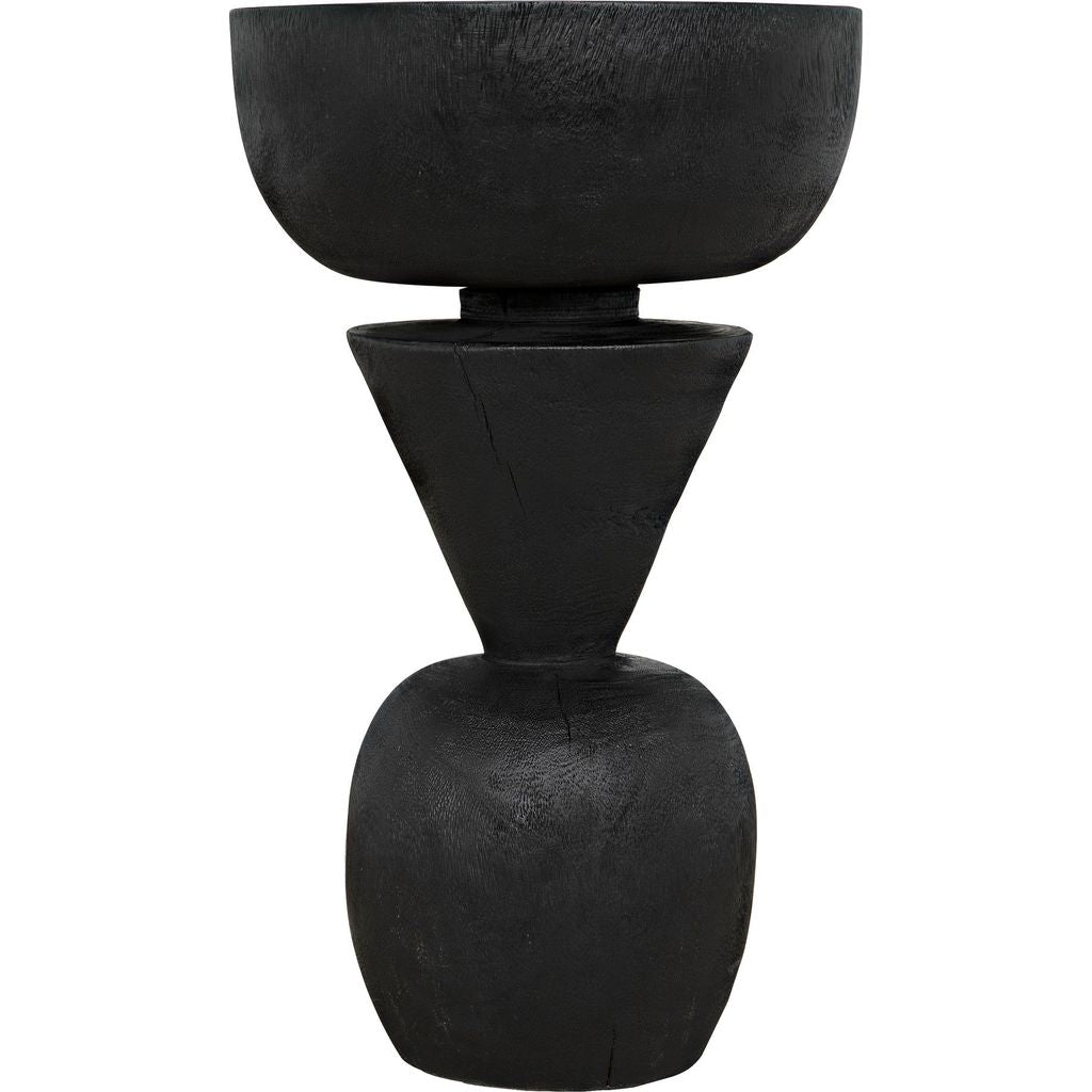 Noir Nogozi Side Table - Munggur, 13"