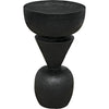 Noir Nogozi Side Table - Munggur, 13"