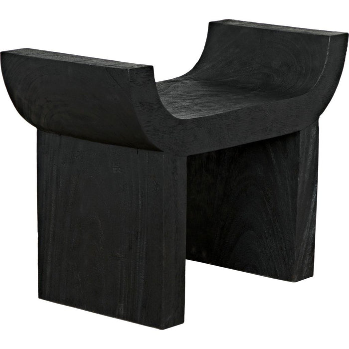 Noir Kazuo Stool - Munggur, 31" W