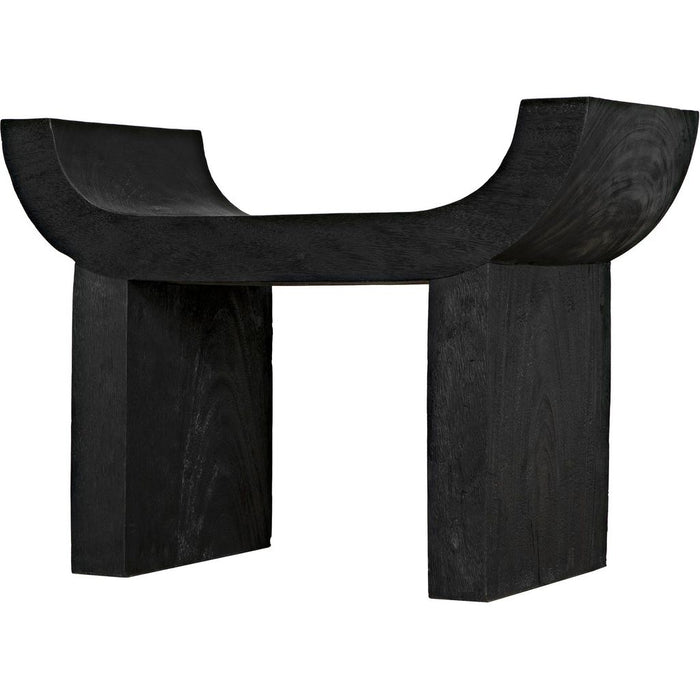 Noir Kazuo Stool - Munggur, 31" W