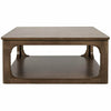 CFC Gimso Reclaimed Alder Wood Square Coffee Table, 40" Sq.