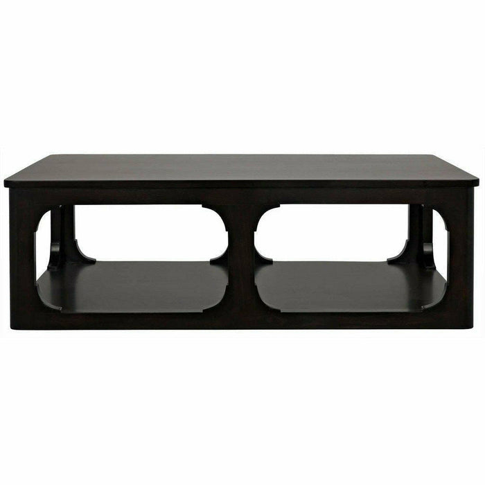 CFC Gimso Alder Coffee Table, Small (54" L), Espresso-Coffee/Cocktail Tables-CFC-Heaven's Gate Home, LLC