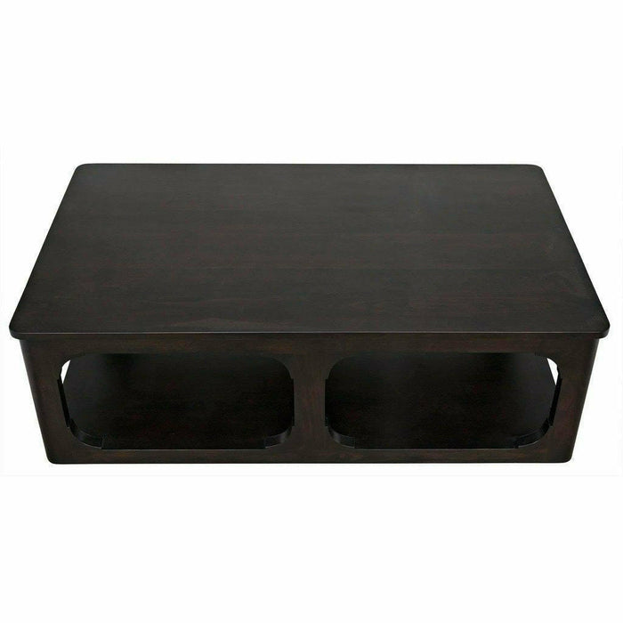 CFC Gimso Alder Coffee Table, Small (54" L), Espresso-Coffee/Cocktail Tables-CFC-Heaven's Gate Home, LLC