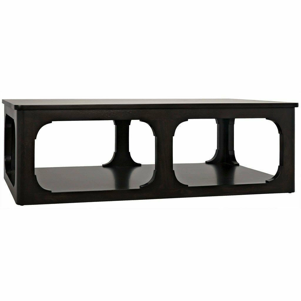 CFC Gimso Alder Coffee Table, Small (54" L), Espresso-Coffee/Cocktail Tables-CFC-Heaven's Gate Home, LLC