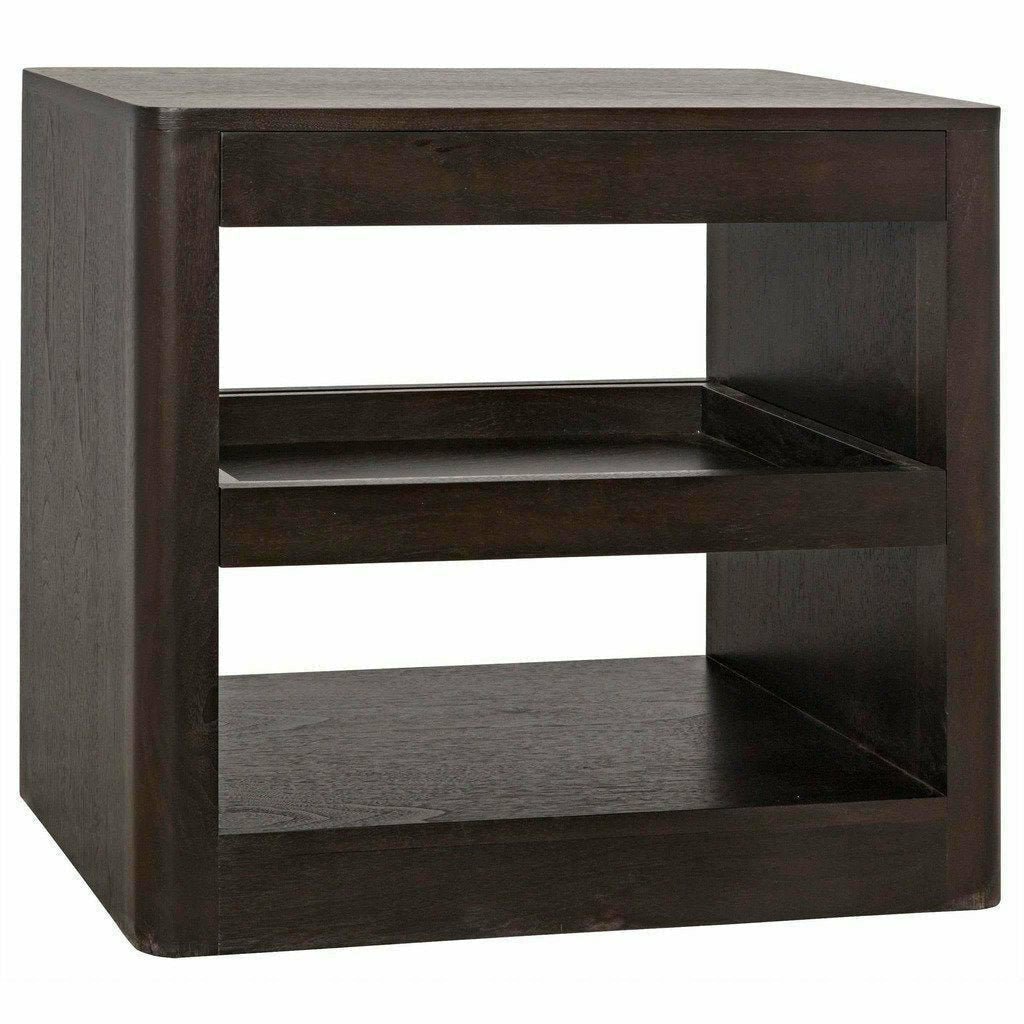 CFC Mayito Side Table, Walnut, Dark Shellac-Side Tables-CFC-Heaven's Gate Home, LLC