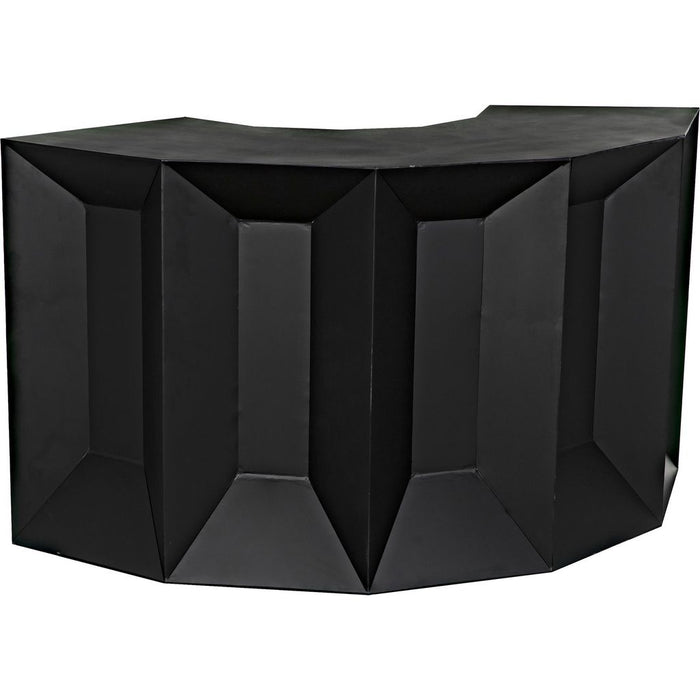 Noir Peter Bar - Industrial Steel, 78" W