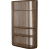 Noir Opal Bookcase, Teak, 50" W