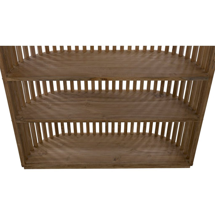 Noir Opal Bookcase, Teak, 50" W