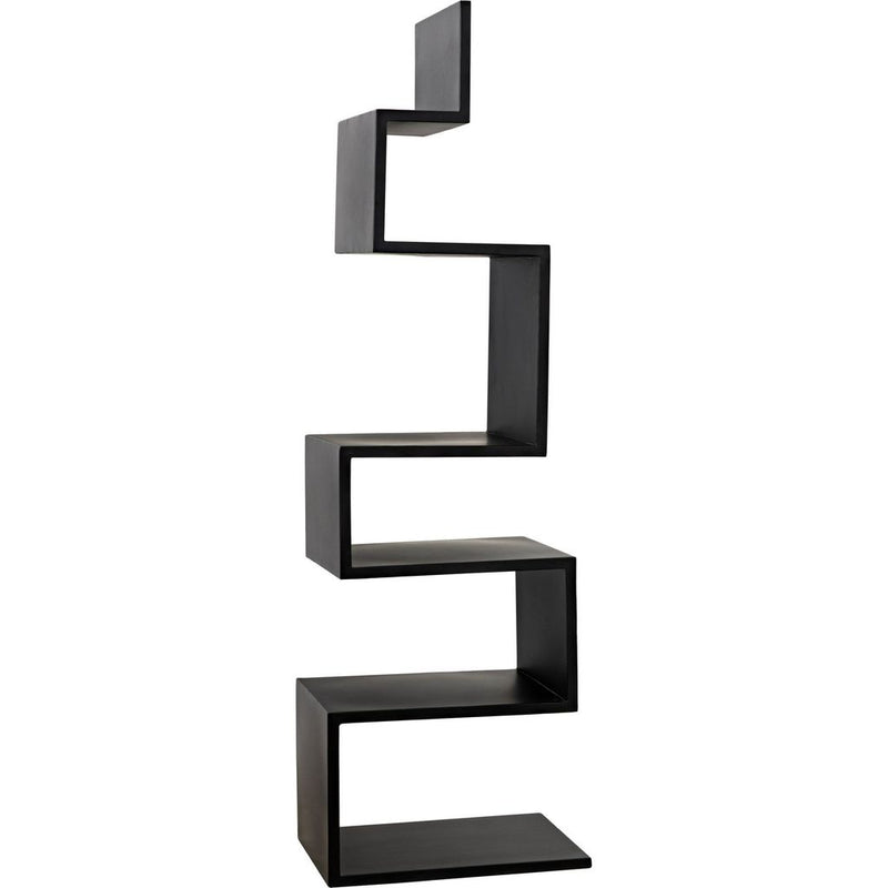 Primary vendor image of Noir Laszlo Bookcase, Black Steel, 17.5