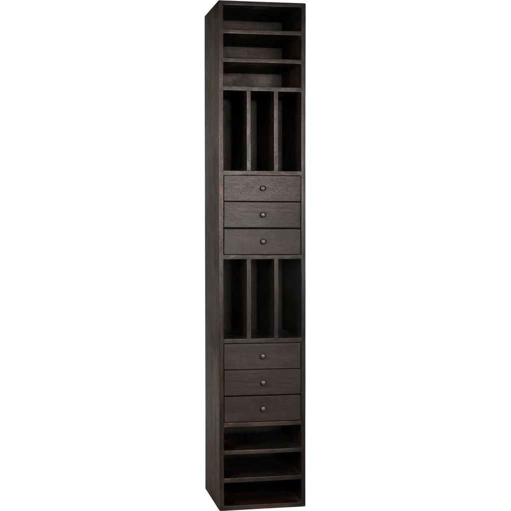 Primary vendor image of Noir Tubula Bookcase, Ebony Walnut, 16" W