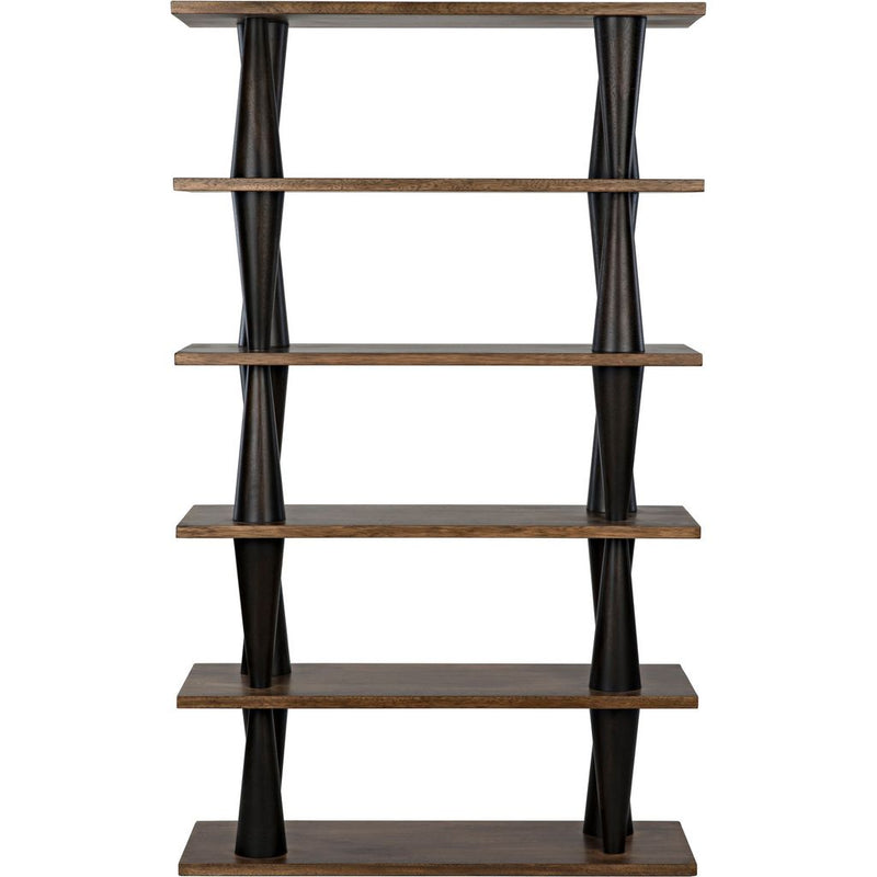 Primary vendor image of Noir Mood Bookcase, Ebony & Dark Walnut, 46