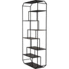 Noir Marquise Bookcase, Black Steel, 40" W