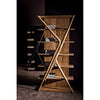 Noir Vetra Bookcase, Teak, 40" W