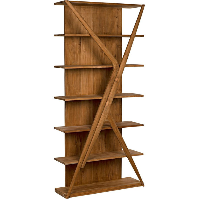 Primary vendor image of Noir Vetra Bookcase, Teak, 40" W