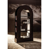 Noir Triumph Bookcase, Black Steel, 48" W