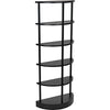 Primary vendor image of Noir Spago Bookcase, Black Metal - Industrial Steel, 31.5" W