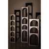 Noir Aqueduct Bookcase, A, Black Metal - Industrial Steel, 22" W