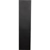 Noir Aqueduct Bookcase, A, Black Metal - Industrial Steel, 22" W