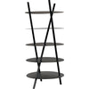 Noir Gautama Shelf, Black Metal - Industrial Steel, 29" W