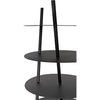 Noir Gautama Shelf, Black Metal - Industrial Steel, 29" W