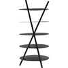 Noir Gautama Shelf, Black Metal - Industrial Steel, 29" W