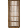 Noir Small Opal Bookcase, Teak, 34" W