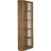 Noir Small Opal Bookcase, Teak, 34" W