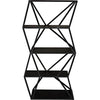 Noir Sutro Shelf, Black Steel, 36" W