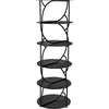 Noir Rain Shelf - Industrial Steel, 31" W