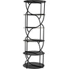 Noir Rain Shelf - Industrial Steel, 31" W