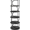 Noir Rain Shelf - Industrial Steel, 31" W