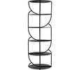 Noir Rain Shelf - Industrial Steel, 31" W