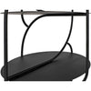 Noir Rain Shelf - Industrial Steel, 31" W