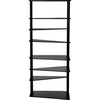 Noir Everest Bookcase - Industrial Steel, 36" W