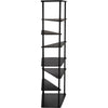 Noir Everest Bookcase - Industrial Steel, 36" W