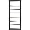 Noir Everest Bookcase - Industrial Steel, 36" W