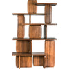 Noir Kilimanjaro Bookcase - Walnut, 58" W