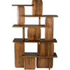 Noir Kilimanjaro Bookcase - Walnut, 58" W