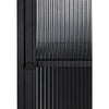 Noir Chandler Tall Cabinet, Black Steel, 19.5" W