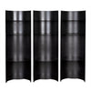 Noir Fassbender Bookcase Set of 3 - Industrial Steel, 74" W