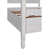 Noir Venice Bed, Queen, White Wash - Mahogany