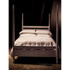 Noir Venice Bed, Queen, White Wash - Mahogany