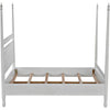 Noir Venice Bed, Queen, White Wash - Mahogany