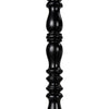 Noir Bachelor Bed, Eastern King, Hand Rubbed Black - Mahogany