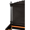 Noir Owen Bed, Eastern King, Pale - Mahogany