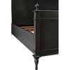 Noir Owen Bed, Eastern King, Pale - Mahogany