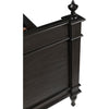 Noir Owen Bed, Eastern King, Pale - Mahogany