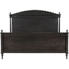 Noir Owen Bed, Eastern King, Pale - Mahogany